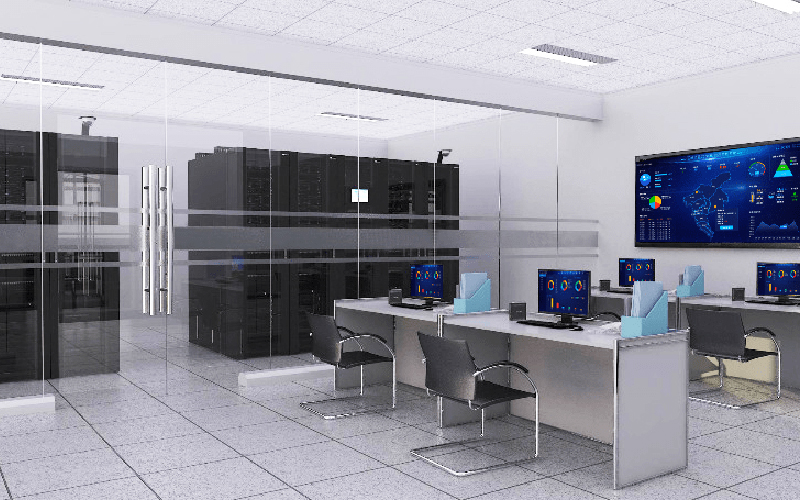 靈臺鈺圣有機農業(yè)公司安防監(jiān)控、門禁機房設備硬件案例